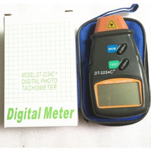 DT-2234C+ digital photo tachometer digital engine tachometer digital speedometer Digital Laser Photo Tachometer Non Contact Tach