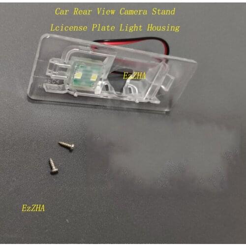 EzZHA Car Rear View Camera Bracket License Plate Lights Housing For Audi A1 A3 A4L A6L A7 A8L Q3 Q5 RS5/VW Touareg 2012-2016