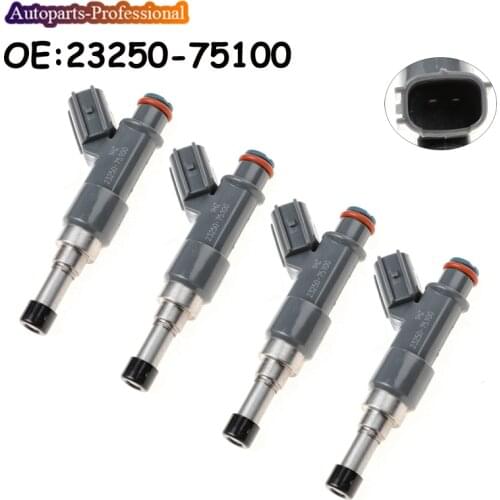 4 Pcs/lot New Fuel Injection Nozzle For Toyota Prado TRJ120 Hilux 2325075100 23250-75100 23209-75100 23250-79155 Fuel Injectors