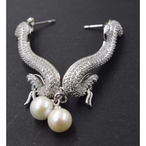 FPPJ Women's Silver Earrings