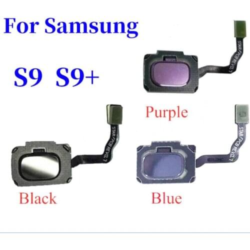 For Samsung S9 G960F G960U S9 plus G965F G965U Touch ID Fingerprint Sensor Home Menu Button Flex Cable Ribbon Replacement Parts