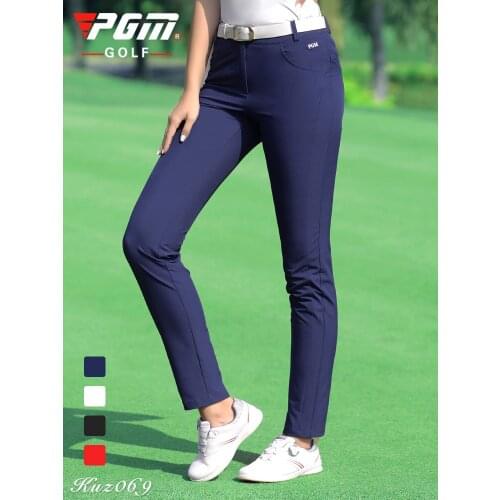 Summer Slim Thin Golf Pants Women Trouser High Elastic Pants Leggings Sport Pants Quick-drying High Casual Sportswear