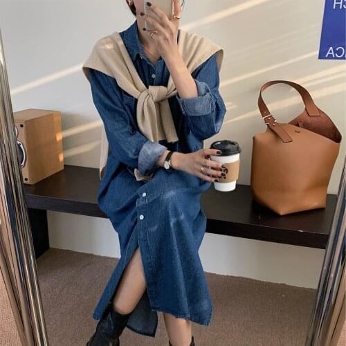 Lunoakvo Fashion Denim Dresses