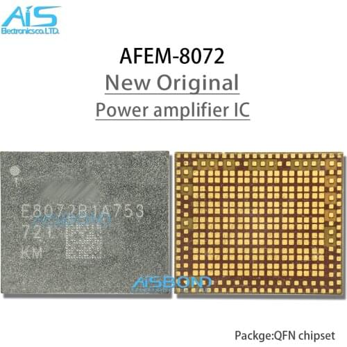 New AFEM-8072 8072JD 8072JD041 8072JD349 8072JD040 8072 PA_HB_E IC For iPhone X 8 8P 8Plus Power Amplifier ic
