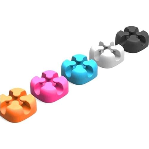 Data Line Organizer Desktop Winder Cable Clamp 10Pcs Cable Organizer Wire Winder Fixed Clamp Wire Protector Multicolor CNIM Hot