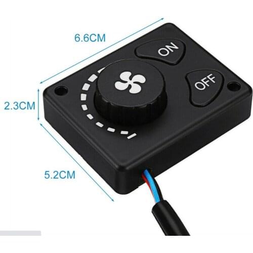 12/24V Parking Heater Control LCD Knob Controller Switch Knob for Vehicles Truck Car Parking Heater 12V Switch Knob With Cable