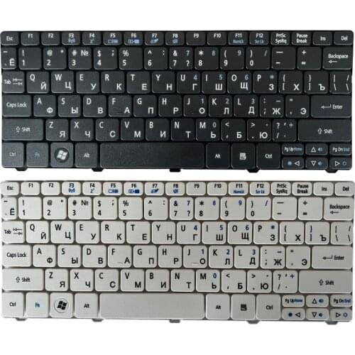 Russian Keyboard for Gateway Mini LT21 LT25 LT27 LT28 LT2100 LT32 LT3201u Packard Bell Dot SPT 723 SE SE2 SE3 SC PAV80 RU Black