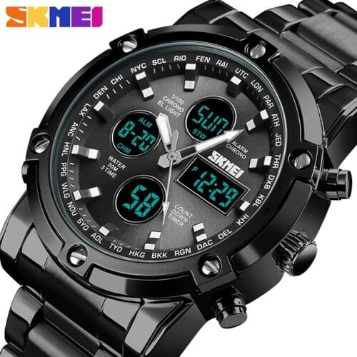 SKMEI mens watches quartz watches luxury sport watch Waterproof Stainless Male Watches fashion Clock Relogio Masculino 1389