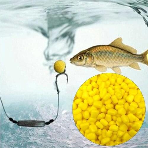 100Pcs Baits Corn Kernels Fishing Lures Carp Simulation Nice Scent Fake Soft Floating Baits 1cm Carp Fishing Bait Fishing Gear