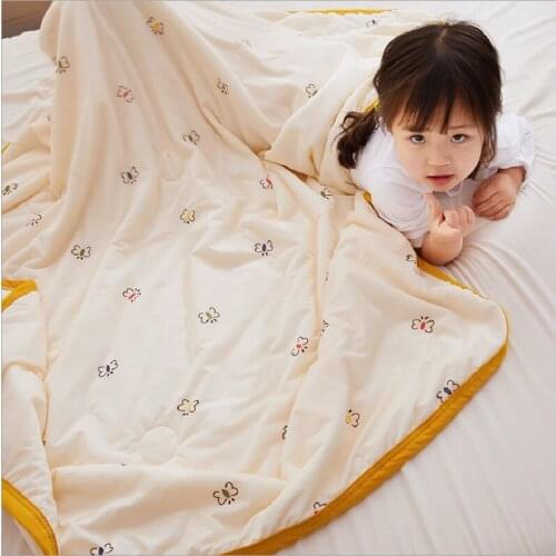 120*150cm 150*200cm Baby Bed Quilt Toddler Bedding Set Comfy Warm Blanket Kindergarten Boys Girl Cotton Blanket Children bedlion