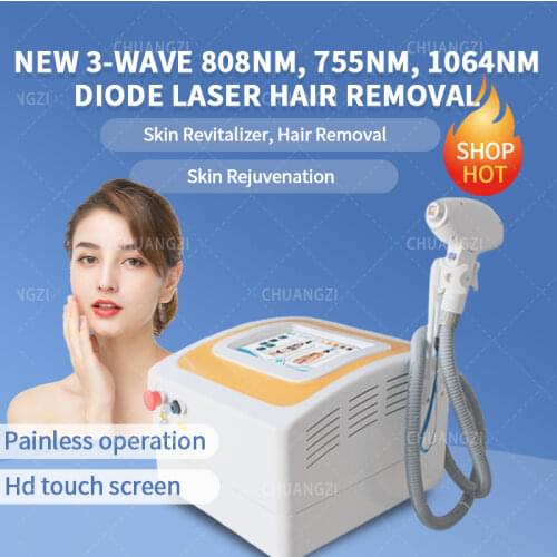 Low price most effective 808 NM diode laser body hair removal facial beauty machine with high power