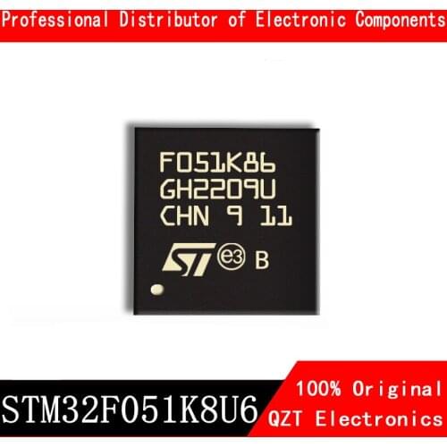 5pcs/lot new original STM32F051K8U6 STM32F051 UFQFPN-32 microcontroller MCU In Stock