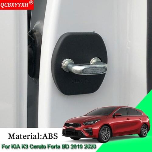Car Styling ABS Car Door Lock Protective Covers Door Check Arm Protector Auto Accessories For Kia K3 Cerato Forte BD 2019 2020
