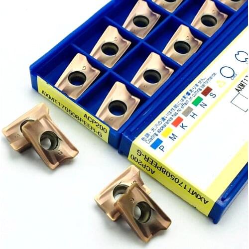 AXMT123508PEER G ACP200 AXMT170508PEER-G ACP200 Carbide turning tool original high quality CNC milling insert AXMT 170508