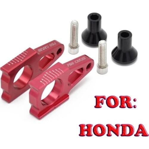 Rear Chain Adjuster Axle Block For CR CRF CR125 CR250 2002 2003 2004 2005 2006 2007 CRF250R 04-14 CRF250X CRF450R 02-14 CRF450X