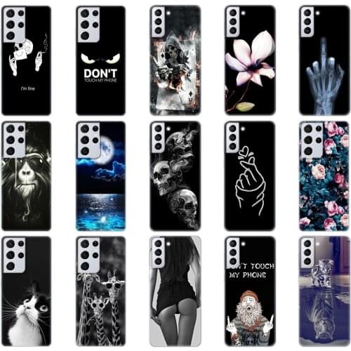 For Samsung Galaxy S21 | S21+ | S21 Ultra 5G Case For Samsung S21 plus Back Phone Cover GalaxyS21 S 21 Silicon Soft TPU Bumper