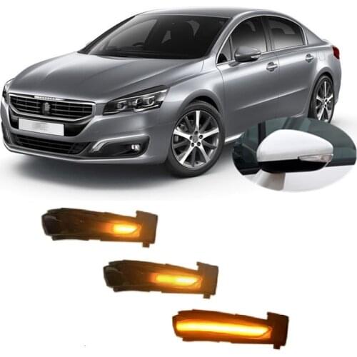Dynamic LED Blinker Sequential Turn Light Indicator for Peugeot 508 SW I MKI 8D 8E 2010 2011 2012 2013 2014 2015 2016 2017 2018