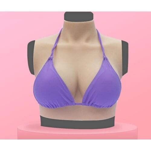Liifun Artificial Silicone Breast Forms Crossdresser Realistic Fake Boobs for Mammectomy Cosplay Shemale Transgender Drag Queen