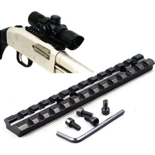 Picatinny/Weaver Rail 20mm Hunting Scope Mount 13 Slots 1 Pc for Shortgun Mossberg 500,590,835 T01 C