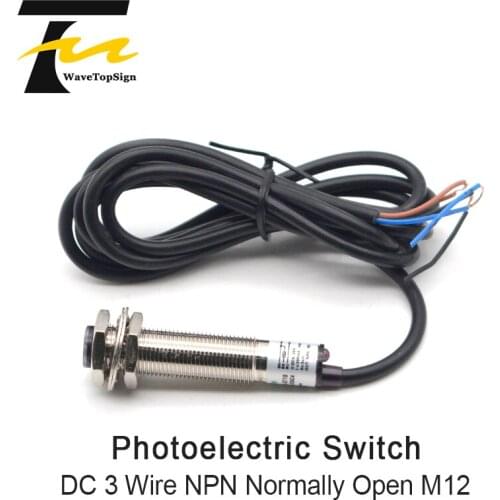 Wavetopsign Miniature Diffuse Reflection Photoelectric Switch E3F1-DS5C4 DC 3 Wire NPN Normally Open M12
