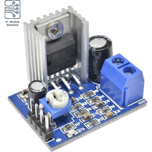 TDA2030 Mono Amplifier Board 18W DC 6-12V Audio Power AMP Volume Control Circuit Module for Home Speakers DIY Kit