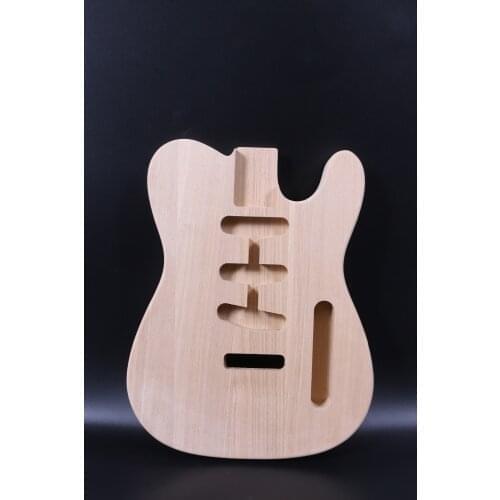 Unfinished Electric Guitar Body ASH wood Electric Guitar Replacement guitar parts accessories #TELEGBWT