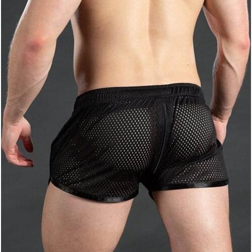 2021 New Gym Mens Sport Running Shorts Quick Dry grid Workout Short Pants Wear Men Soccer Tennis Training Beach Swim Shorts