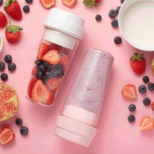 17PIN Star Firut Cup Portable Juicer 400ML Fruit Cup Magnetic charging 30 Seconds Of Quick Juice