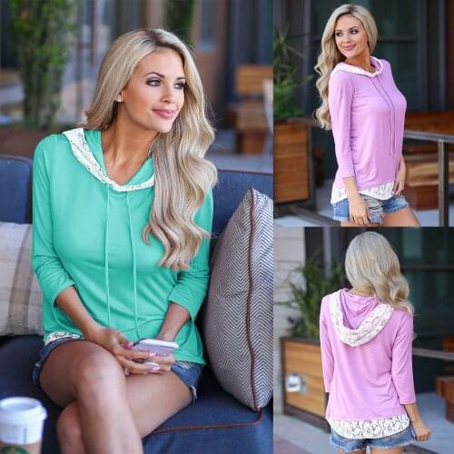 Tissbely Women's Hooded T-shirts