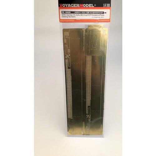 Voyager PE16029 WWII German Pz.Kpfw.38(t) Ausf.E/F Fenders w/Track Casting Numbers(For Panda hobby 16001)