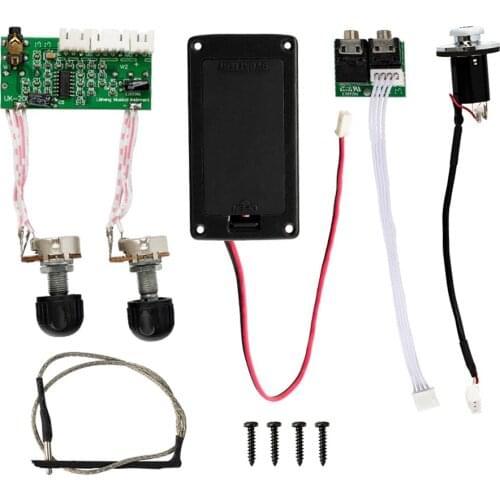 Ukulele Pickup Set Amplifier Treble For Bass Ukulele Parts Accessories