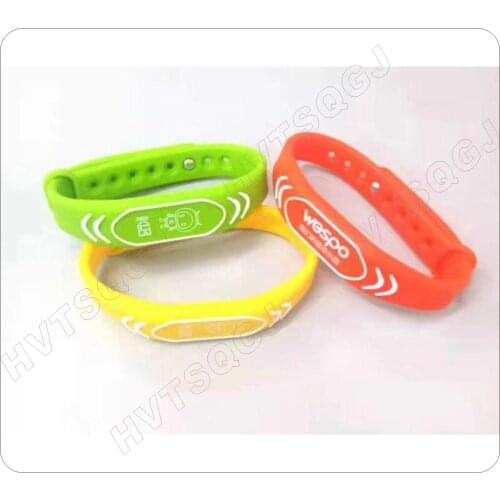 5PCS 125khz EM4100 TK4100 RFID Bracelet ID Card Silicone Band Read Only Access Control Card Wristband