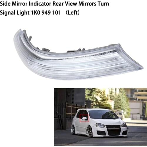Auto Accessories Left/Right Side Mirror Indicator Rear View Mirrors Turn Signal Light for VW JETTA MK5 1K0 949 101,1K0 949 102