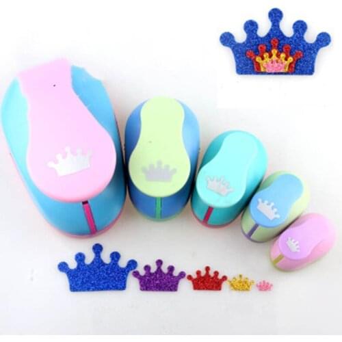 Free Shipping (5/8",1",1.5",2",3") King Crown craft punch paper cutter eva foam scrapbooking princess decoration hole puncher