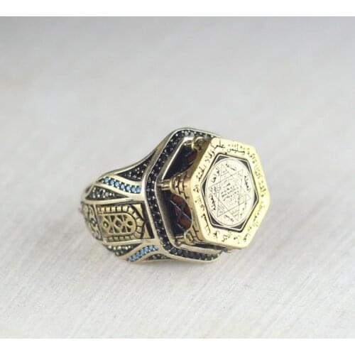 Big Stone, Mens Rings, the Ottoman Empire, Turkey, Seljuk and Islamic Culture, Ring, mecca, Allah, Prophet Muhammad, the Kaaba