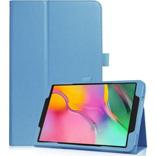 Litchi PU Leather Case For Samsung Galaxy Tab A 8.0 2019 Smart Stand Cover For Samsung Tab SM-P200 SM-P205 Tablet Case + PenFilm