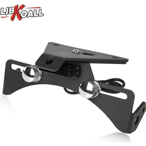 License Plate Mount Holder For Aprilia RSV4 R RF RR Factory 2009-2019 Tuono V4R V4 RS4 125 50 2011-2019 LED Fender Eliminator