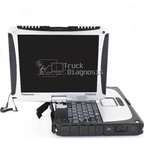 Diagnostic laptop toughbook cf19 laptop installed forklift construction excavators cars truck diagnostic software