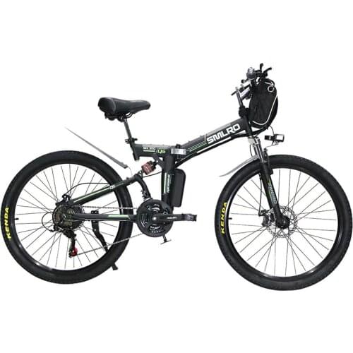 Electric mountain bike 26 inch 48V lithium battery foldable bicycles male and female student mobility assistance e bike