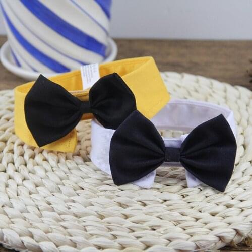 Pet Dog Accessories Adjustable Bow Tie Collar Necktie Bowknot Bowtie Holiday Wedding Decoration Accessories New