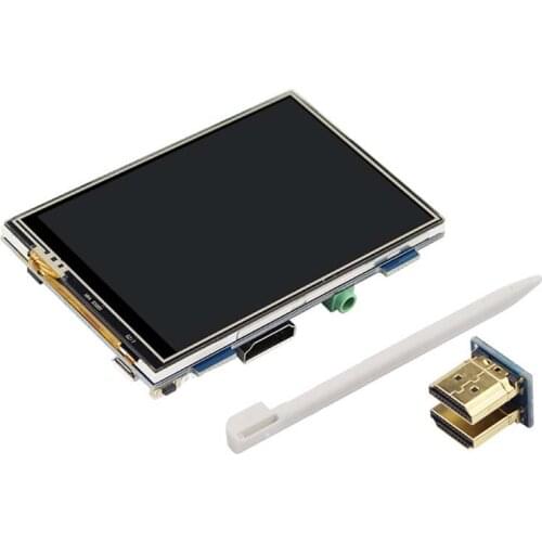 HDMI Interface 3.5 inch 480*320 Adjustable Touch Display Screen For Raspberry Pi 3