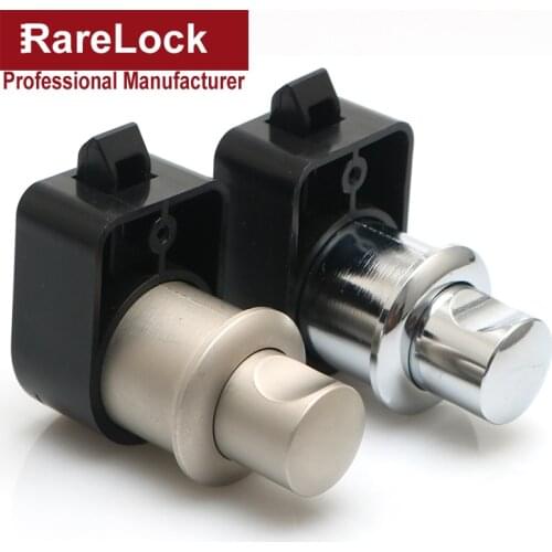 Button Push Latch Knob Lock for RV Drawer Caravan Furniture Cupboard Boat Motorhome Accessories Rarelock ZS03-PN aa