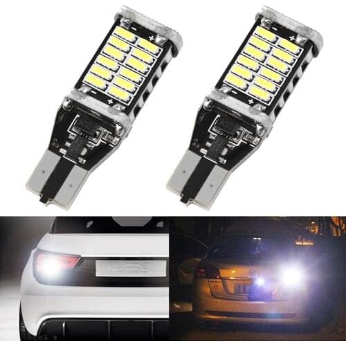 2PCS High Power 9W T15 W16W 30 4014 SMD LEDs LED Light Car Styling Canbus Turn Singal Brake Stop Light Bulb Lamp 12V 24V