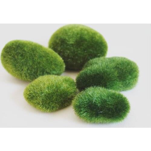 Micro Landscape Fairy Garden Miniature Decoration Ornament Artificial Fake Moss Lawn Mossy Stone Model Toy DIY Accessories D3