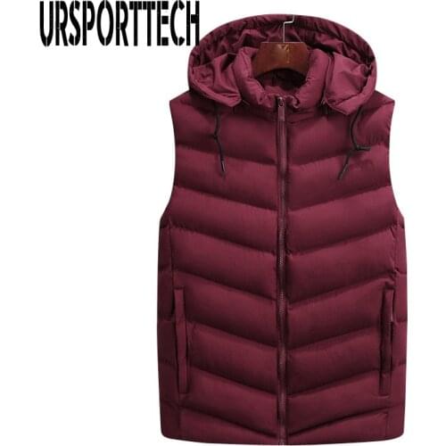 Men Vest Jacket Oversizd L-6XL New Autumn Warm Sleeveless Women Jackets Coats Male Winter Casual Waistcoat Solid Men Vest