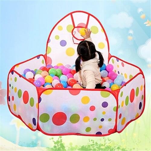Portable Baby Playpen Ocean Ball Pit Pool Game Play Hoop Indoor Outdoor Indoor Ball Toy Tent Foldable Ball Pool for Kid