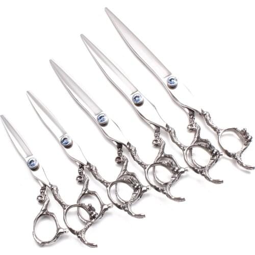 5.5'' 6'' 7'' 7.5'' 8'' Japan 440C Professional Hair Scissors Hairdressing Scissors Salons Hair Styling Barbers Tools C9006