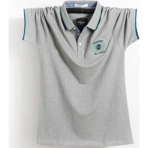 Oversize New Arrival Mens Polo Shirt Men Cotton Short Sleeve Shirt Tees Soft Breathable Summer Mens Polo Shirts Plus Size 6XL