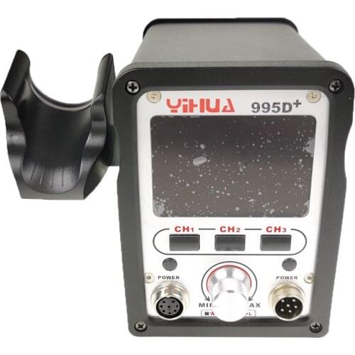 YIHUA 995D+ hot air welding table hot air welding table two in one double number display welding table