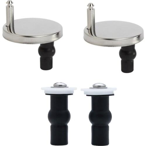 4Pcs Expanding Rubber Screws Toilet Seat Hinges Fixings Bathroom Fittings Useful Convenient Easy To Install Universal Type